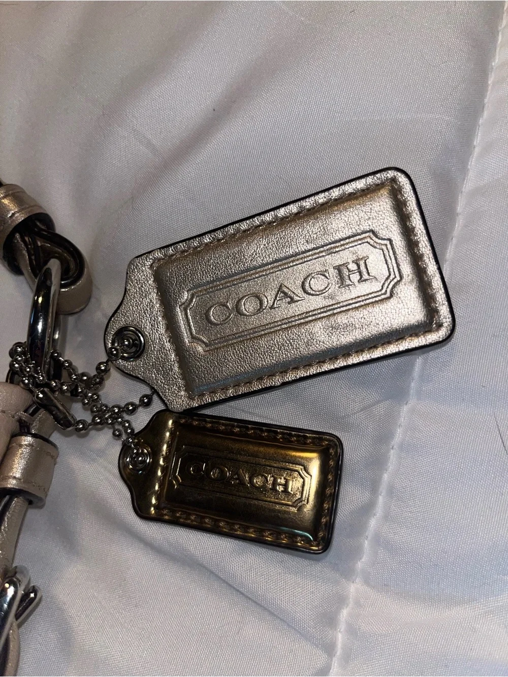 Coach soft pebbled